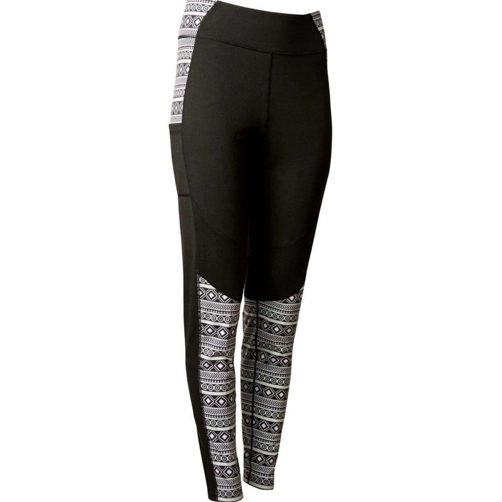 NWT Neve Paula Pant Legging Merino Wool Base Layer Tribal Print Size Medium